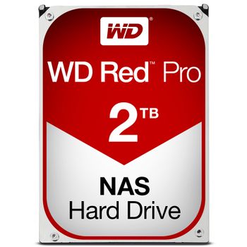 WESTERN DIGITAL WD Red Pro NAS Hard Drive WD2002FFSX - Hard drive - 2 TB - internal - 3.5" - SATA 6Gb/s - 7200 rpm - buffer: 64 MB (WD2002FFSX)