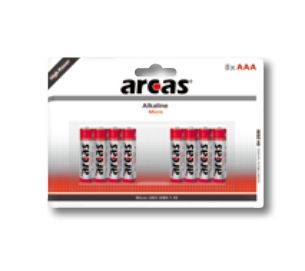 ARCAS AAA/LR03, Alkaline, 8pcs (11744803)