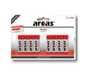 ARCAS AA/LR6, Alkaline, 8pcs (11744806)