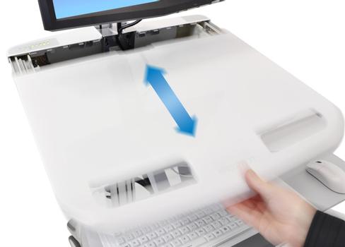 ERGOTRON STYLEVIEW CART WITH LCD PIVOT LIFE POWERED SWITZERLAND CRTS (SV42-6302-C)