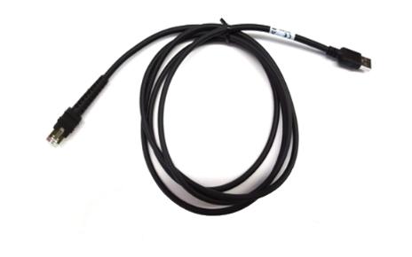 ZEBRA CABLE - SHIELDED USB: SERIES A CONNECTOR,  7FT. (2M), STRAIGHT, BC 1.2 (HIGH CURRENT), -30C (CBA-UF1-S07ZAR)