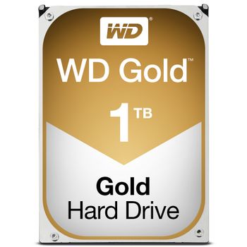 WESTERN DIGITAL WD Gold 1TB HDD 7200rpm 6Gb/s serial ATA sATA 128MB cache 3.5inch intern RoHS compliant Enterprise Bulk (WD1005FBYZ)