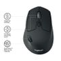 LOGITECH h M720 Triathlon - Mouse - right-handed - optical - 7 buttons - wireless - Bluetooth,  2.4 GHz - USB wireless receiver (910-004791)