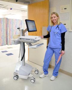 ERGOTRON STYLEVIEW CART WITH LCD ARM LIFE POWERED SWITZERLAND CRTS (SV42-6202-C)