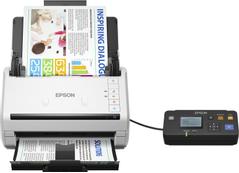 EPSON WorkForce DS-530N - Documentscanner - Dubbelzijdig - A4 - 600 dpi x 600 dpi - tot 35 ppm (mono) / tot 35 ppm (kleur) - ADF (50 vellen) - tot 4000 scans per dag - USB 3.0, Gigabit LAN