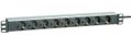 ROLINE 19" Aluminum PDU. 9-way CEE7/4 outlet Factory Sealed (19.07.1620)