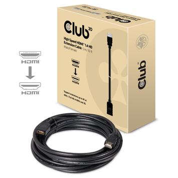 Club 3D HDMI-forlengelseskabel - 5 m (CAC-1320)