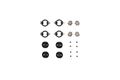 DJI 1550T Quick Release Propeller Mounting Plates for Inspire 2 (CP.BX.000184)