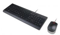 LENOVO Essential Wired Combo - Sats med tangentbord och mus - USB - norsk - för Legion 5 15, ThinkCentre M70s Gen 3, M70t Gen 3, M75q Gen 2, ThinkCentre neo 50 (4X30L79908)
