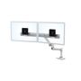 ERGOTRON LX DESK DUAL DIRECT ARM BRIGHT WHITE TEXTURE (45-489-216)