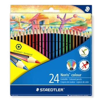 STAEDTLER Noris Kleurpotlood Kleurenassortiment 981104 24 Stuks (185 C24)