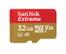 SANDISK Minneskort MicroSDHC Extreme 32GB+Adap Rescue Pro Deluxe 100MB/s A1 C10 V30 UHS-I U3
