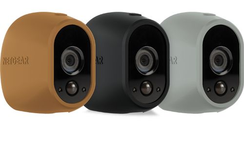 ARLO 3 Silicone Skins for wireless Cameras 1x brown 1x black 1x grey UV and water-resistant (VMA1200D-10000S)
