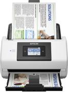EPSON WorkForce DS-780N - Documentscanner - Dubbelzijdig - A4/Legal - 600 dpi x 600 dpi - tot 45 ppm (mono) / tot 45 ppm (kleur) - ADF (100 vellen) - tot 5000 scans per dag - USB 3.0, Gigabit LAN