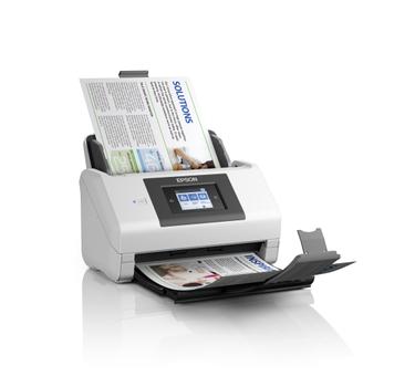 EPSON WorkForce DS-780N - Documentscanner - Dubbelzijdig - A4/Legal - 600 dpi x 600 dpi - tot 45 ppm (mono) / tot 45 ppm (kleur) - ADF (100 vellen) - tot 5000 scans per dag - USB 3.0, Gigabit LAN (B11B227401)