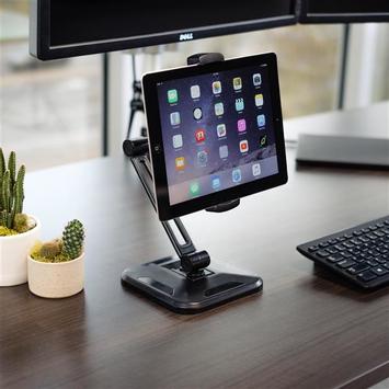 StarTech Universal Tablet Stand - Portable Tablet Stand w/ Optional Wallmount Base - Adjustable Pivoting Tablet Stand (ARMTBLTDT) monteringssett - justerbar arm - for nettbrett (ARMTBLTDT)