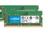 CRUCIAL 16GB KIT (8GBX2) DDR4 2400 M (PC4-19200) CL17 SR X8 UNBUF 260 MEM