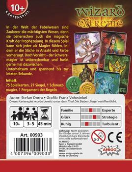 AMIGO Wizard Extreme, Kartenspiel 3 - 5 Spieler 45 Minuten ab 10 Jahren Wizard (00903)
