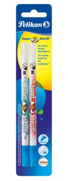 PELIKAN Tintenlöscher Super-Sheriff 258M multi 2er Blister (921759)