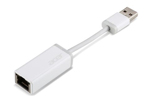 ACER Adap Acer USB to RJ45 white For Notebook & Tablet (NP.CAB1A.016 $DEL)