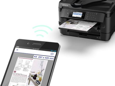 EPSON Epson Workforce WF-7720DTWF 4-i-1-skriver for tosidig A3 (C11CG37412)