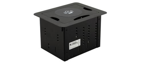KRAMER TBUSâ€“1â€“KWC(B) Enclosure | Table, lid 1-way | Modular | Black (91-011590)