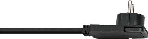 BRENNENSTUHL Short Extension Cable, Angled Flat Plug 10m H05VV-F3G1.5 (1168980010)