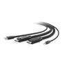 BELKIN KVM DUAL DISPLAYPORT CABLE SET FOR F1DN104W-3EA/  3.0M TAA CABL (F1D9020B10T)