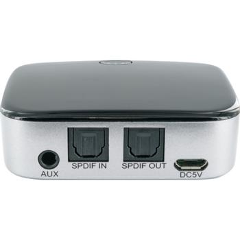 SCHWAIGER DAR100 513, Bluetooth,  USB, A2DP, AVRCP,  10 m, 0,8 m, Sort, Sølv (DAR100 513)
