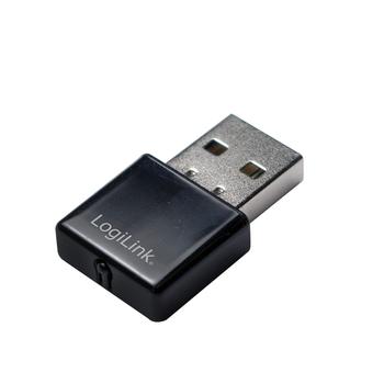 LOGILINK WL0086B Wireless 802.11b/ g/ n 300 Mbps, USB Adapter, Nano Size Logilink Wireless 300 Mbps, USB Adapter, Ultra Nano Size (WL0086B)