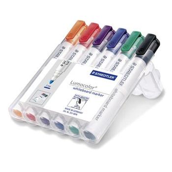 STAEDTLER 351WP6 WHITEBOARD MARKER MIX 6 COLORS (351WP6)