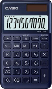 CASIO Calculator Pocket Basic Blue (SL-1000SC-NY)