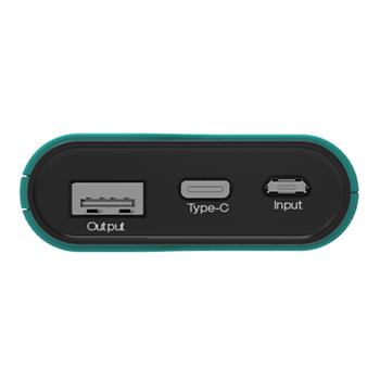 REALPOWER Powerbank grün Type-C 7500 (243966)