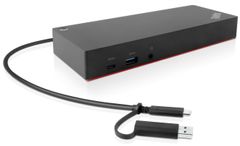 LENOVO ThinkPad Hybrid USB A/C Dock 2xDisplayPort 2xHDMI 2x3840x2160-60Hz 1Gbit LAN 1xUSB-C Front 5xUSB-A 2xUSB2.0 3xUSB3.0 (EU)