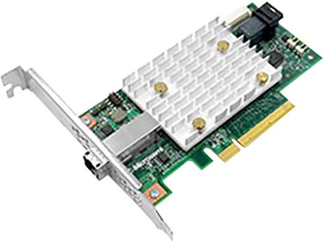 HP MicroSemi SmartHBA2100-4i4e - Storage controller (RAID) - 8 Channel - SATA 6Gb/s / SAS 12Gb/s - low profile - RAID 0, 1, 5, 10 - PCIe 3.0 x8 - for Workstation Z4 G4, Z6 G4, Z8 G4 (1FV90AA)