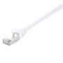 V7 CAT6 ETHERNET WHITE STP 2M RJ45 100 COPPER SNAGLESS CABL