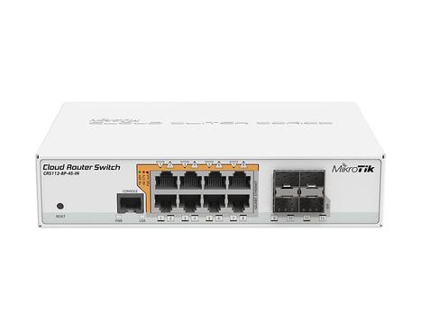 MIKROTIK Cloud Router Switch (CRS112-8P-4S-IN)