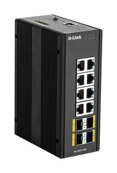 D-LINK 12 Port Managed Switch, Gigabit, PoE, SFP, heat resistant,  comp (DIS-300G-12SW)
