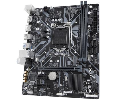 GIGABYTE H310M A S1151V2 H310 MATX SND+GLN+U3.1+M2 SATA 6GB/S DDR4 CPNT (H310M A)