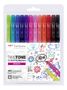 TOMBOW Marker Tombow TwinTone pastel 0.3/0.8 (12)