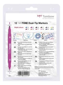 TOMBOW Marker Tombow TwinTone pastel 0.3/0.8 (12) (WS-PK-12P-1)