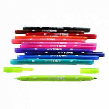 TOMBOW Marker Tombow TwinTone pastel 0.3/0.8 (12) (WS-PK-12P-1)