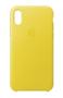 APPLE iPhone X Leather Case - Spring Yellow (MRGJ2ZM/A)