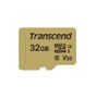 TRANSCEND MicroSDHC-kort Premium 500S Class 10, UHS-I, UHS-Class 3, v30 Video Speed Class 32 GB inkl. SD-adapter