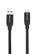 VERBATIM USB 3.1 Type-C To USB-A Stainless Steel Cable 100Cm Black