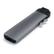 SATECHI PRO Hub 4K Docking (stellargrå) USB-C Power Pass-through, 1xHDMI, 1xUSB-C, 2xUSB-A, SD, microSD, Thunderbolt 3