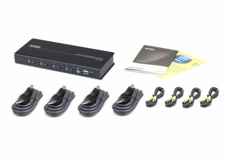 ATEN 4 Port USB KVM Switch (CS724KM-AT)