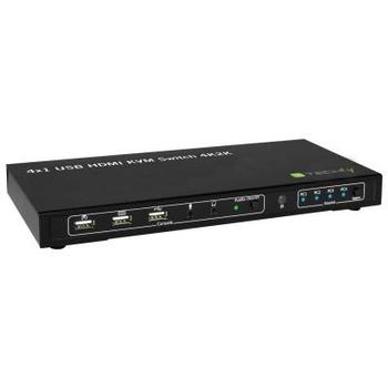 TECHLY 4X1 Usb Hdmi 4Kx2K Idata  (IDATA-KVM-HDMI4U)