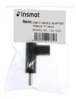 INSMAT ADAPTER/ USB-C ANGLE FEMALE TO MALE (133-1023)