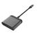 HYPER HyperDrive USB-C PRO Card Reader 3-in-1 SD/ MicroSD/ CF/ D209